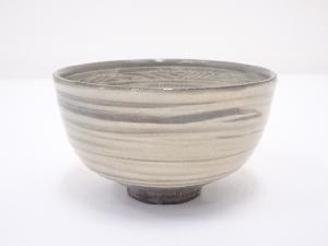 刷毛目三嶋茶碗